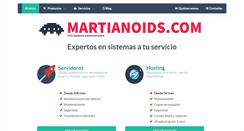 Desktop Screenshot of martianoids.com